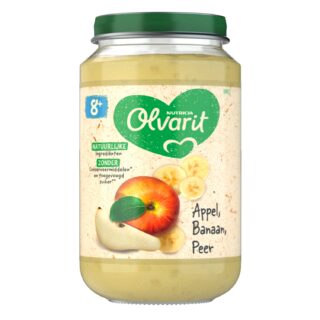 Olvarit 8+ mnd appel banaan peer