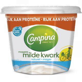 Campina Magere milde kwark naturel