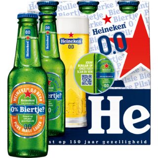 Heineken Premium pilsener 0.0 draaidop 6-pack