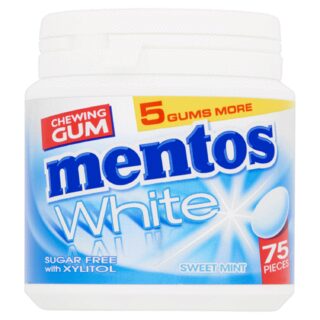 Mentos Gum White sweet mint sugarfree
