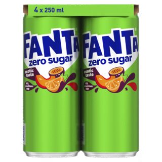 Fanta Exotic zero sugar 4-pack