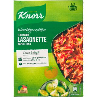 Knorr Wereldgerechten lasagnette napoletana