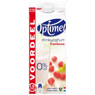 Optimel Drinkyoghurt framboos voordeelpak