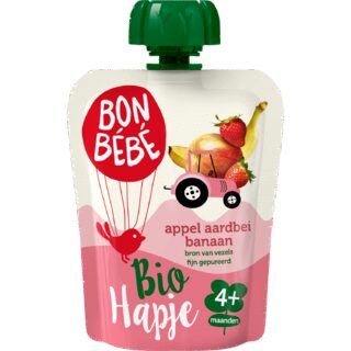 Bonbébé Bio 6+ Appel Aardbei