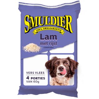 Smuldier Lam met rijst