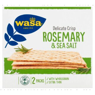 Wasa Delicate thin crisp rosemary & salt