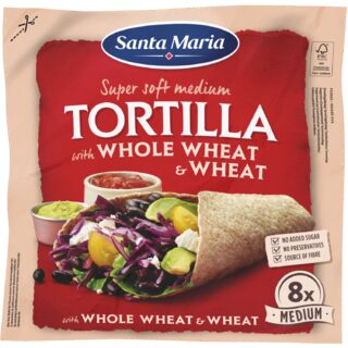 Santa Maria Tortilla wraps tarwe & volkorentarwe M