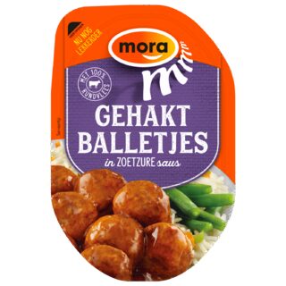 Mora Gehaktballetjes in zoetzure saus