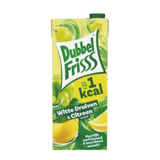 DubbelFrisss 1kcal Witte druiven & citroen