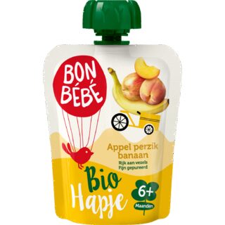 Bonbébé Bio 6+ Appel Perzik Banaan