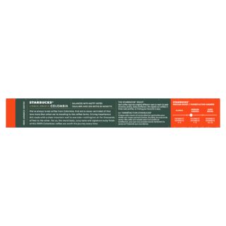 Starbucks Nespresso Colombia capsules