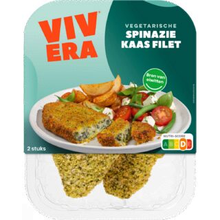 Vivera Vegetarische spinazie & kaas filet