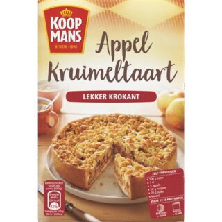 Koopmans Mix voor appelkruimeltaart