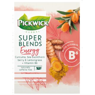 Pickwick Herbal super blends energy kruidenthee